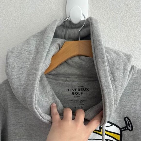 Devereux Golf Peachy Mane Graphic Streetwear‎ Hoodie Sz S - Picture 3 of 6